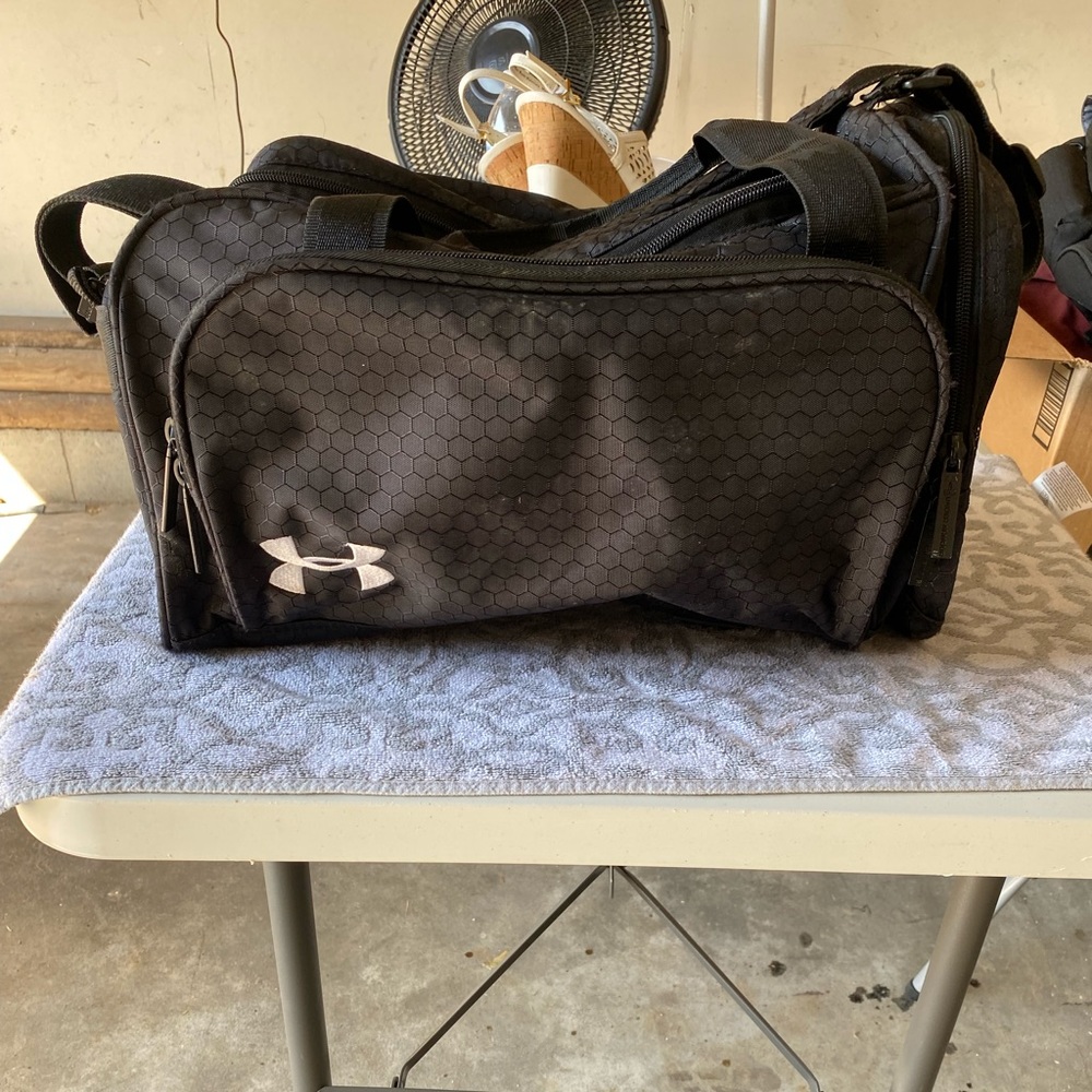 Black Under Armour Duffle Bag